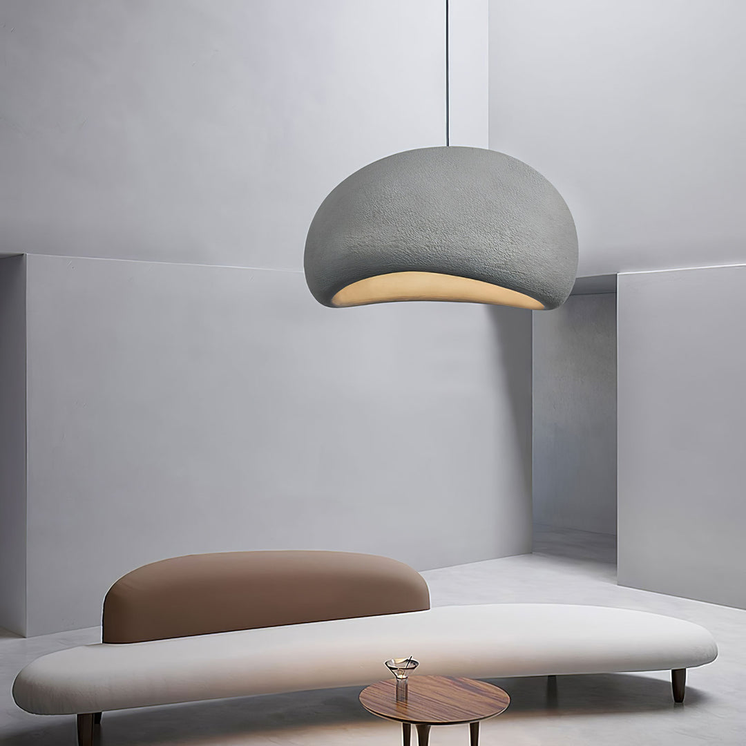 Hemispherical Wabi-Sabi Pendant Light – Curved Bottom