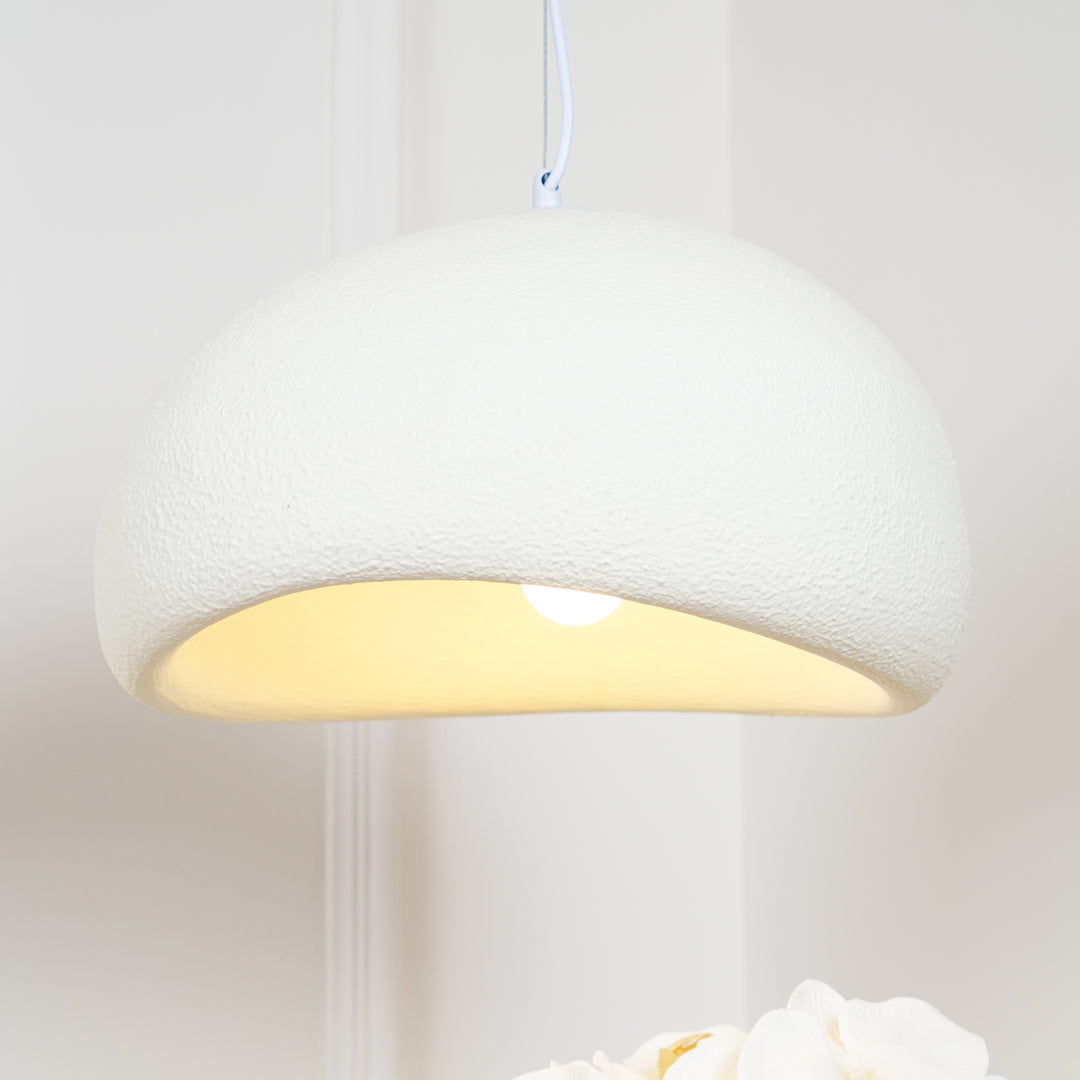 Hemispherical Wabi-Sabi Pendant Light – Curved Bottom