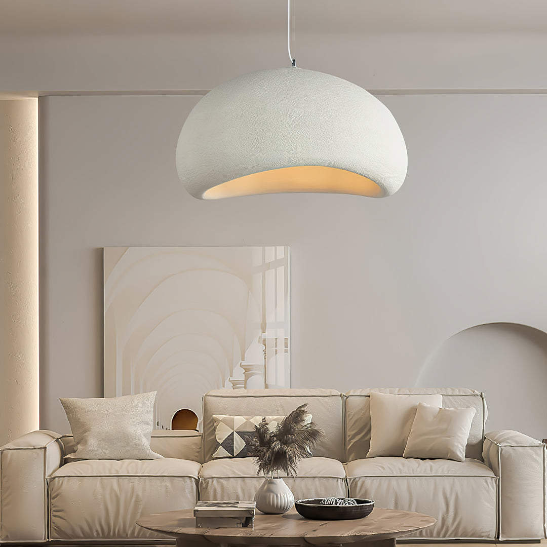 Hemispherical Wabi-Sabi Pendant Light – Curved Bottom