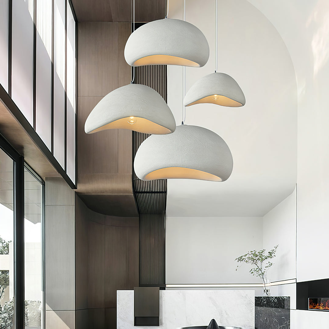Hemispherical Wabi-Sabi Pendant Light – Curved Bottom