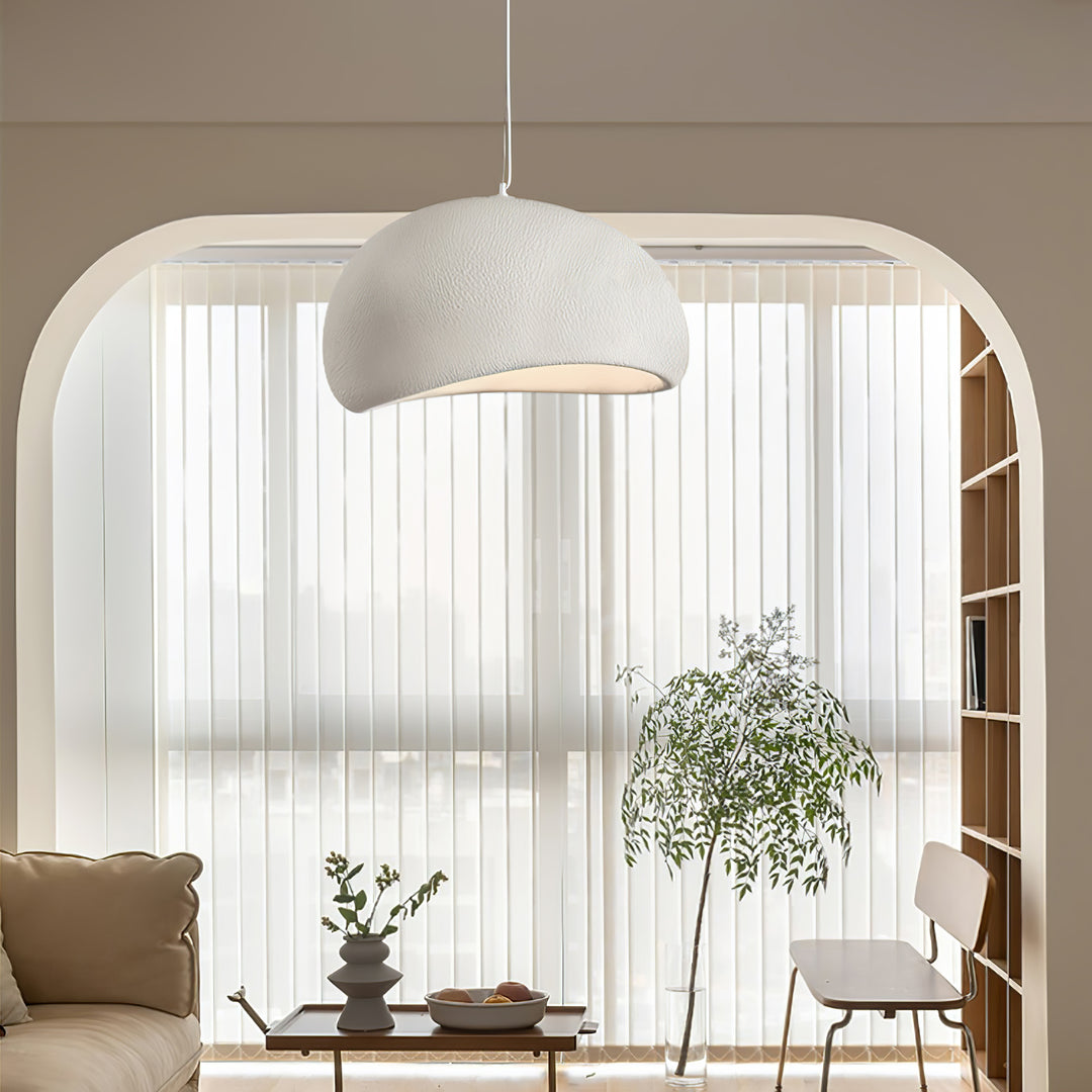 Hemispherical Wabi-Sabi Pendant Light – Curved Bottom