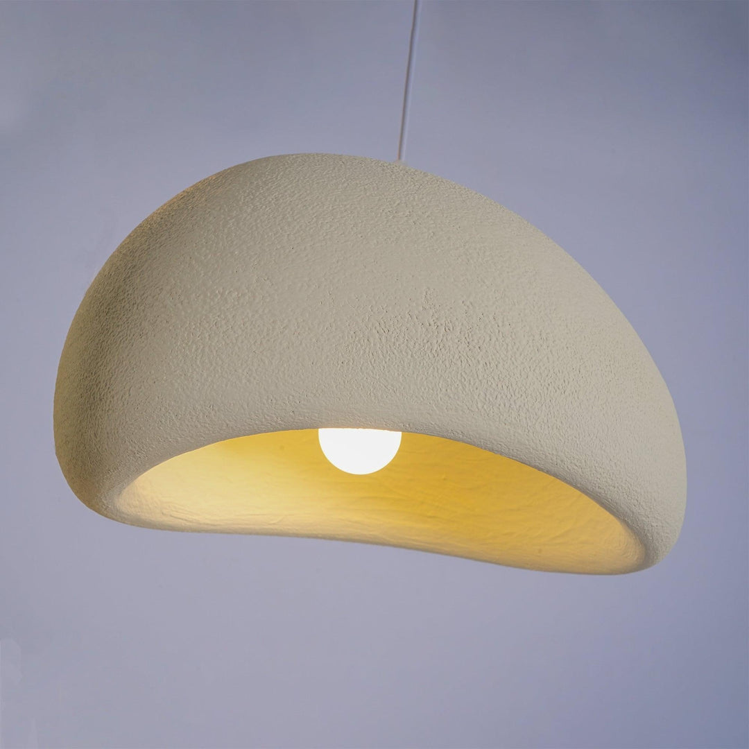 Hemispherical Wabi-Sabi Pendant Light – Curved Bottom