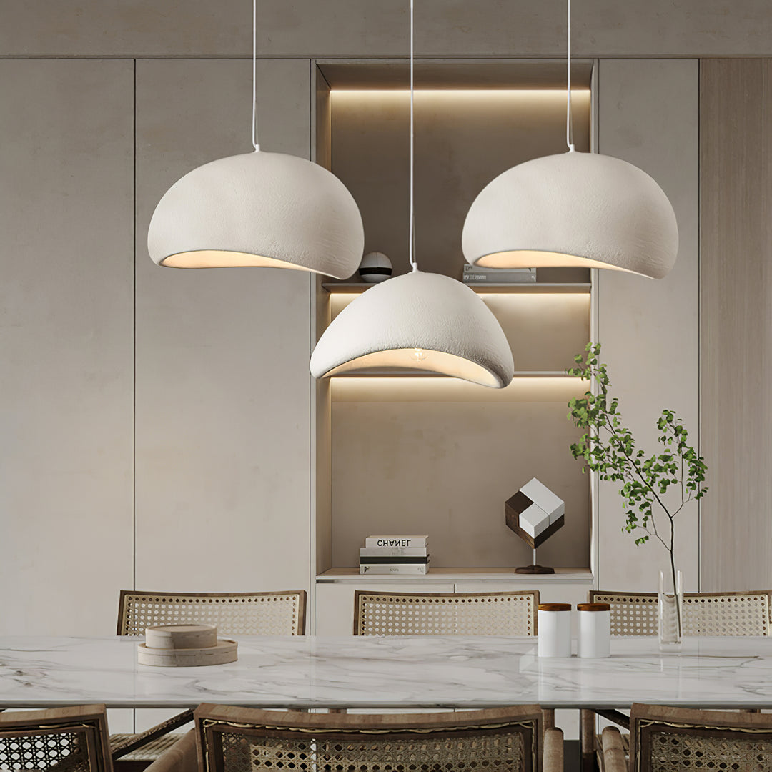 Hemispherical Wabi-Sabi Pendant Light – Curved Bottom