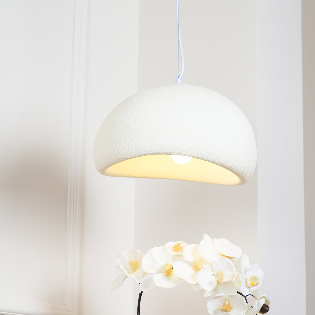 Hemispherical Wabi-Sabi Pendant Light – Curved Bottom