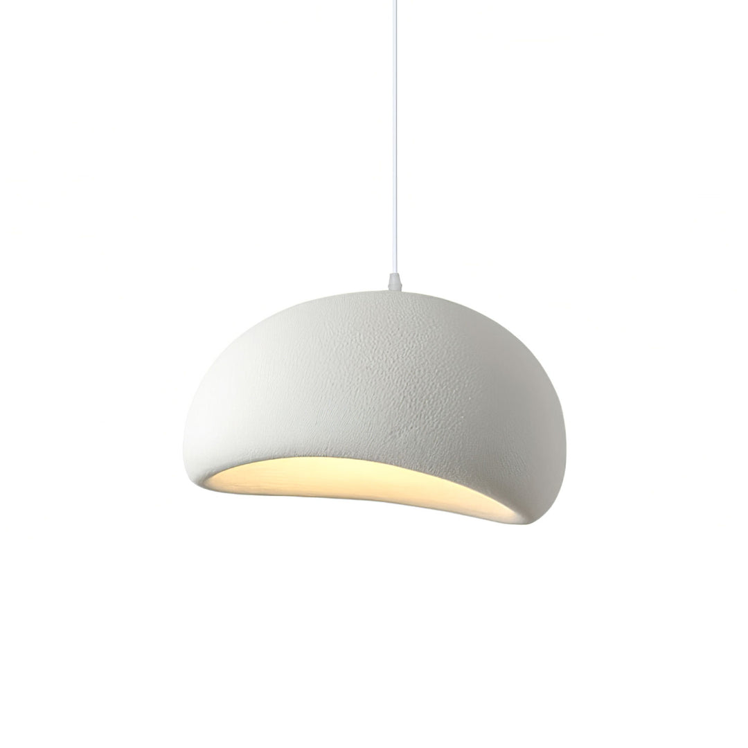 Hemispherical Wabi-Sabi Pendant Light – Curved Bottom