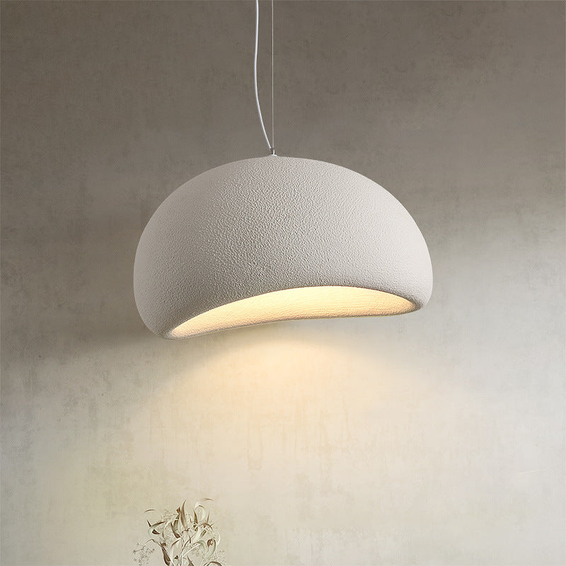 Hemispherical Wabi-Sabi Pendant Light – Curved Bottom