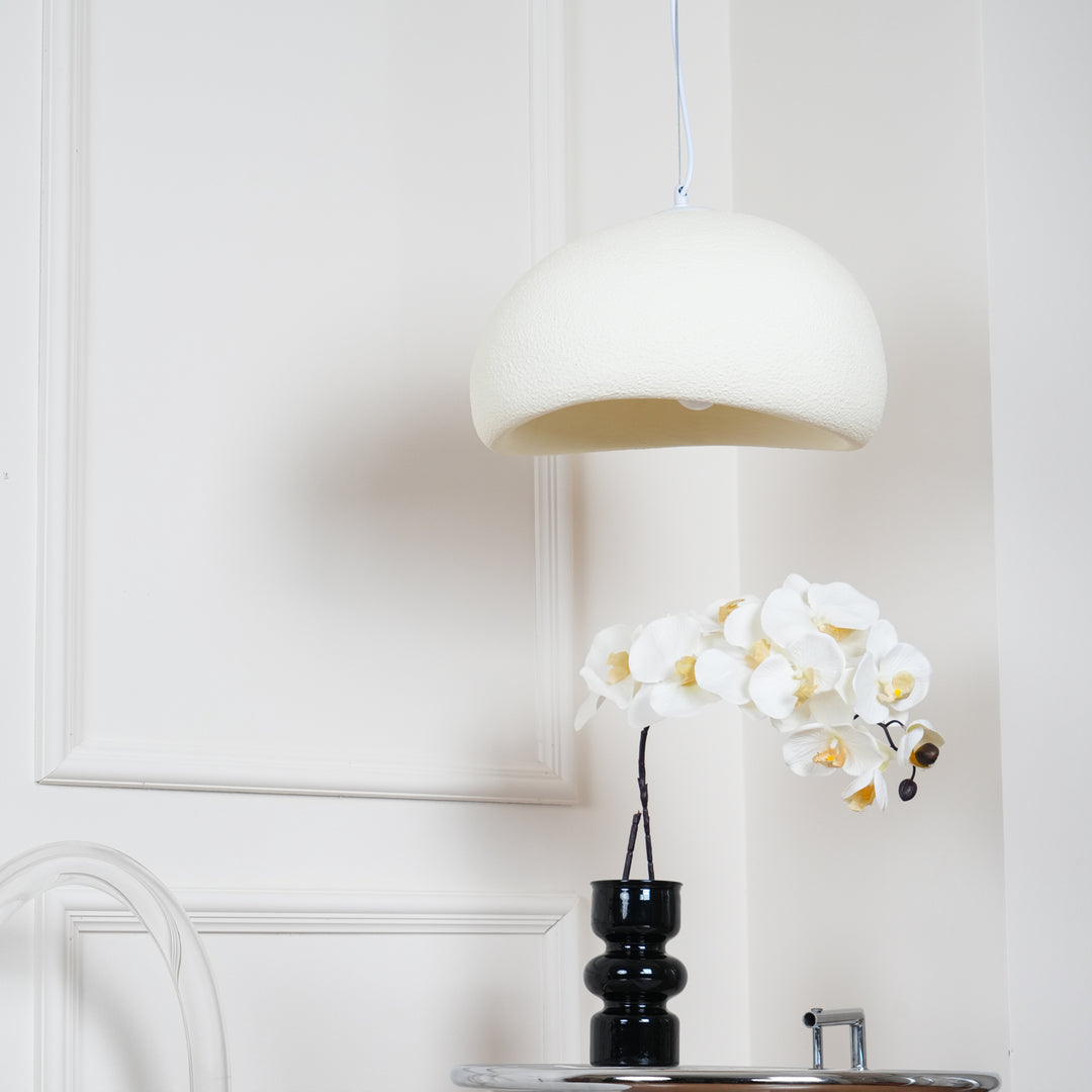 Hemispherical Wabi-Sabi Pendant Light – Curved Bottom