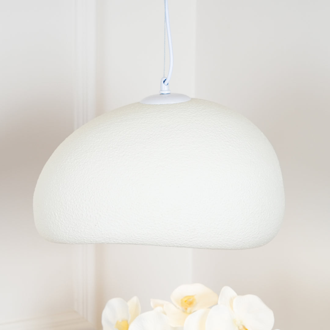 Hemispherical Wabi-Sabi Pendant Light – Curved Bottom