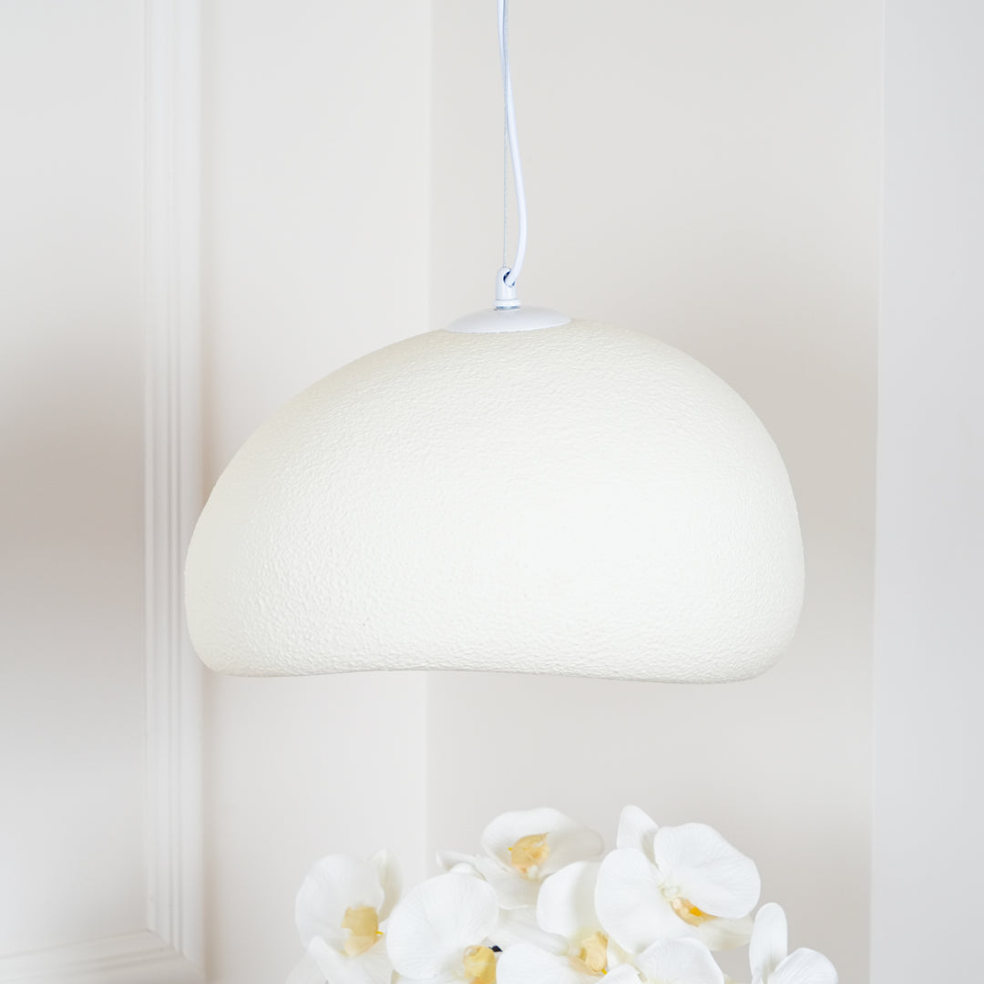 Hemispherical Wabi-Sabi Pendant Light – Curved Bottom