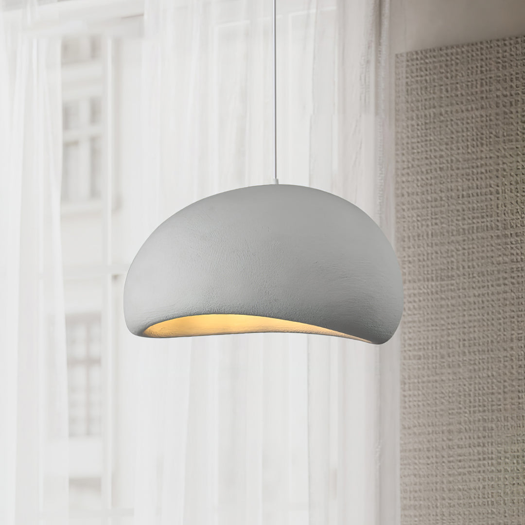 Hemispherical Wabi-Sabi Pendant Light – Curved Bottom