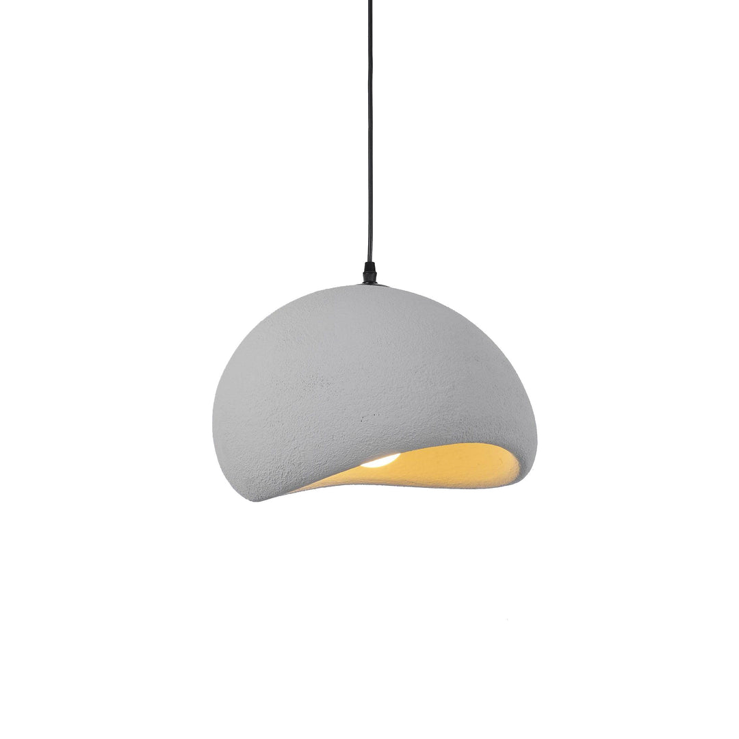 Hemispherical Wabi-Sabi Pendant Light – Curved Bottom