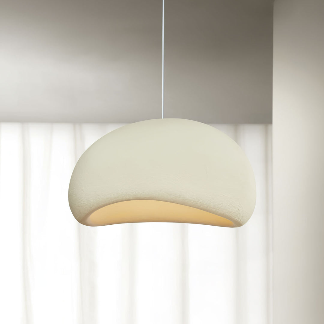 Hemispherical Wabi-Sabi Pendant Light – Curved Bottom
