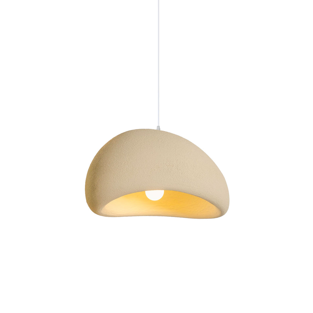 Hemispherical Wabi-Sabi Pendant Light – Curved Bottom