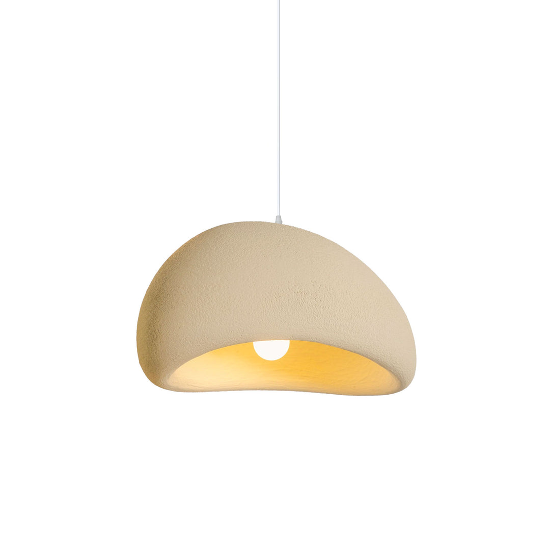 Hemispherical Wabi-Sabi Pendant Light – Curved Bottom