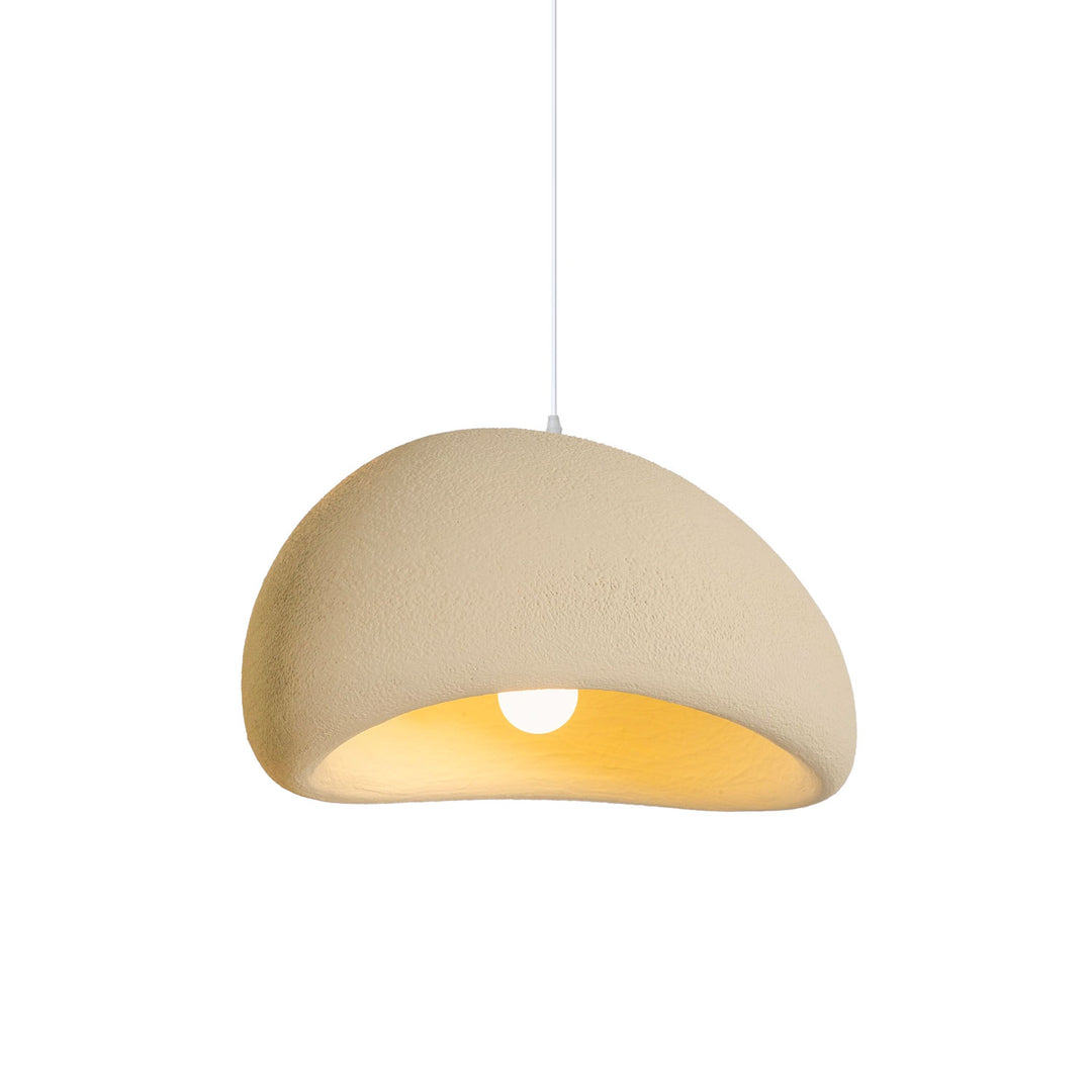 Hemispherical Wabi-Sabi Pendant Light – Curved Bottom