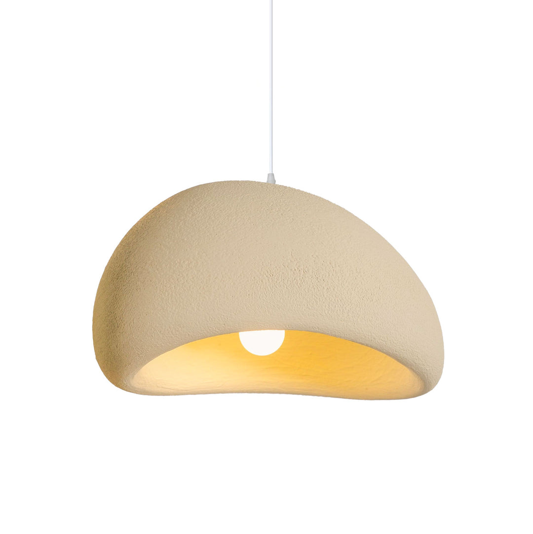 Hemispherical Wabi-Sabi Pendant Light – Curved Bottom