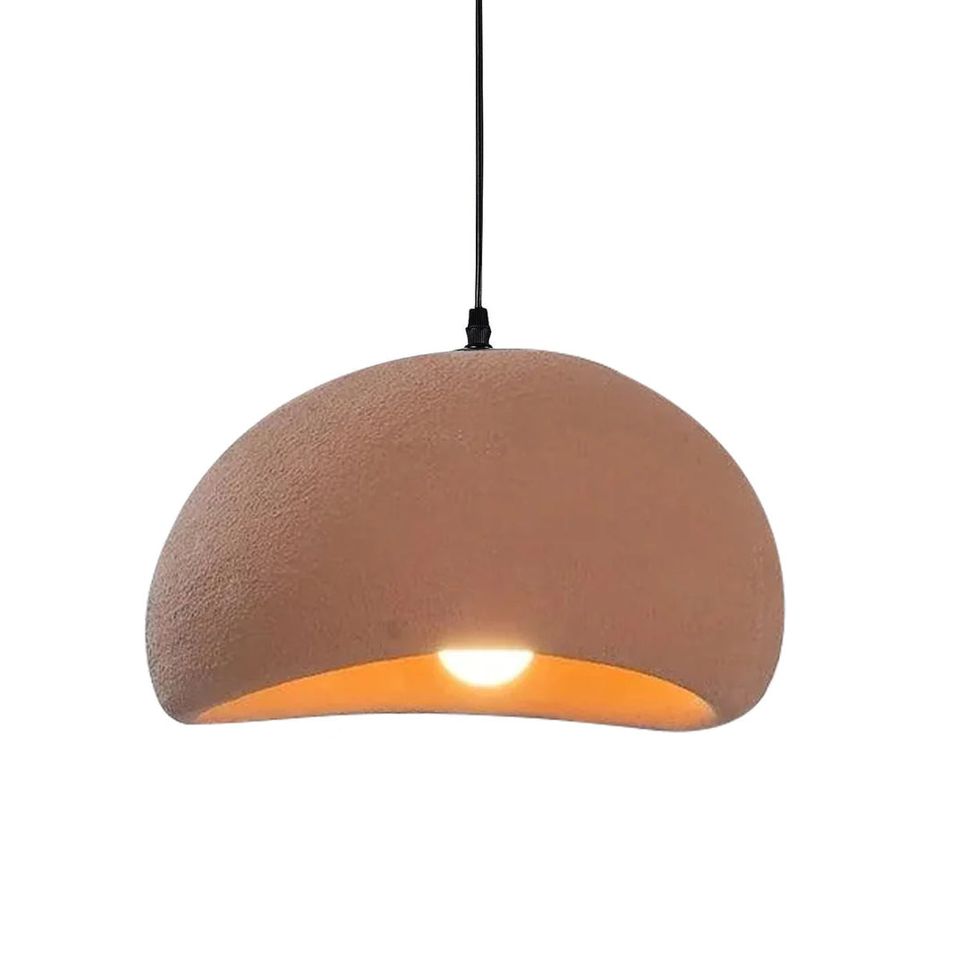 Hemispherical Wabi-Sabi Pendant Light – Curved Bottom