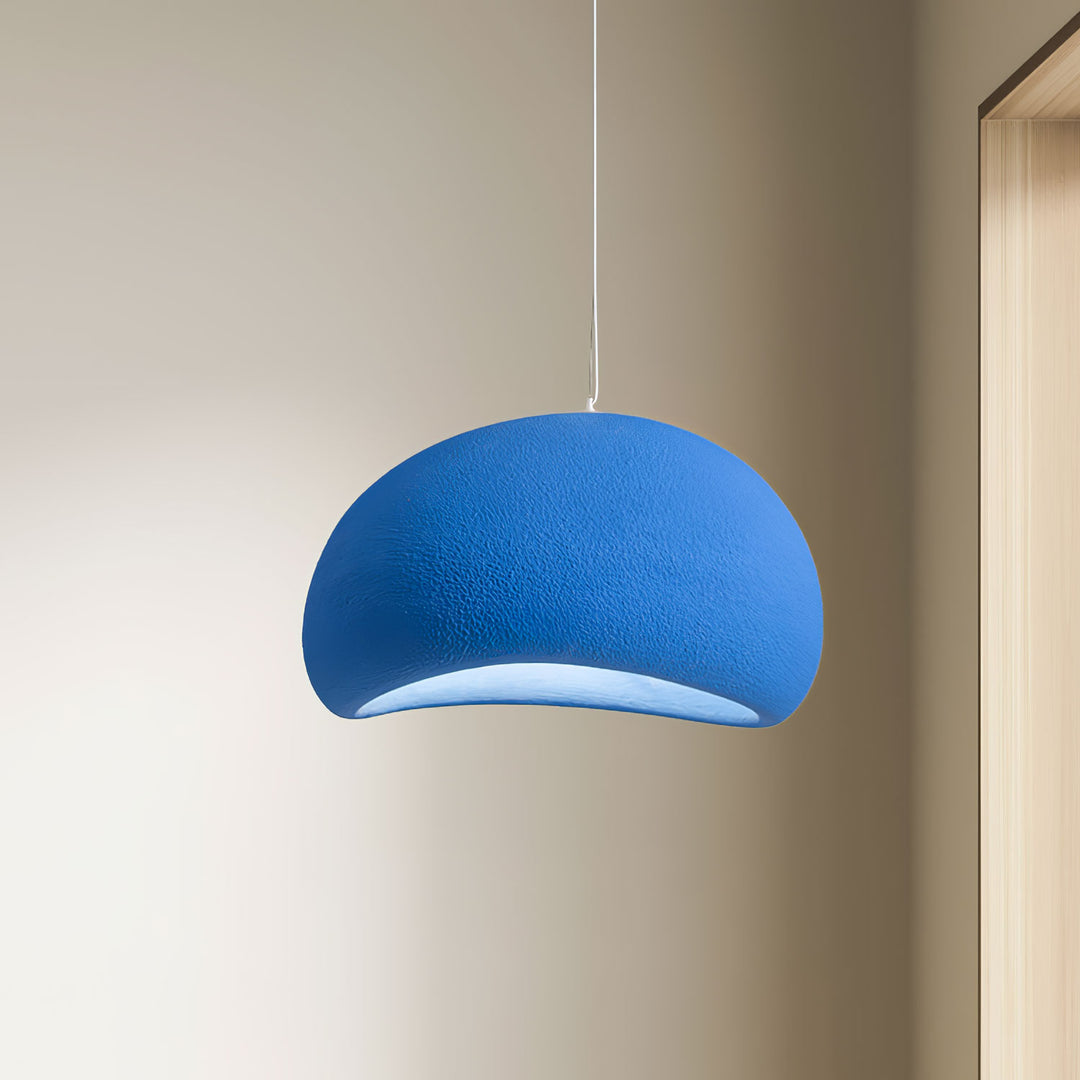 Hemispherical Wabi-Sabi Pendant Light – Curved Bottom