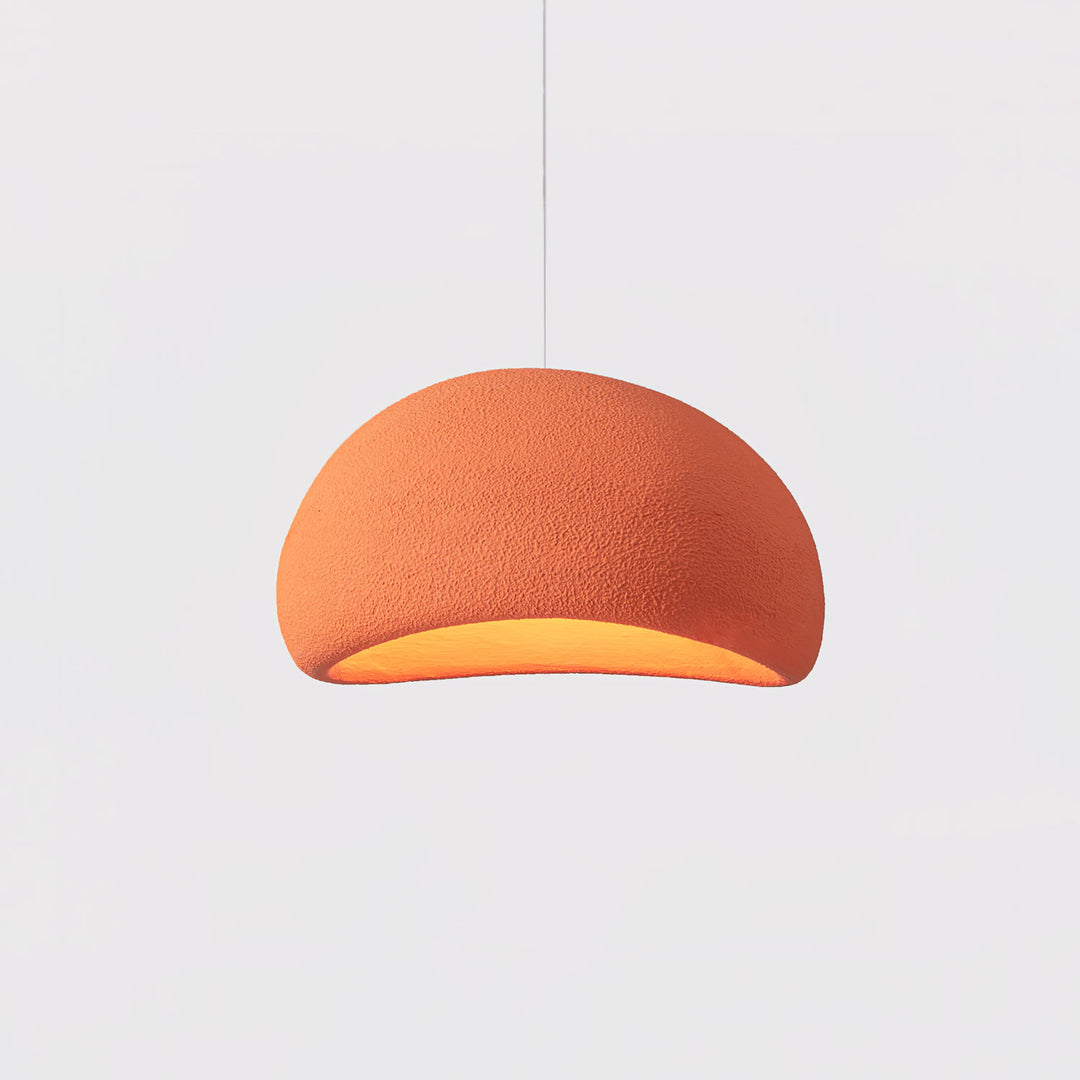 Hemispherical Wabi-Sabi Pendant Light – Curved Bottom
