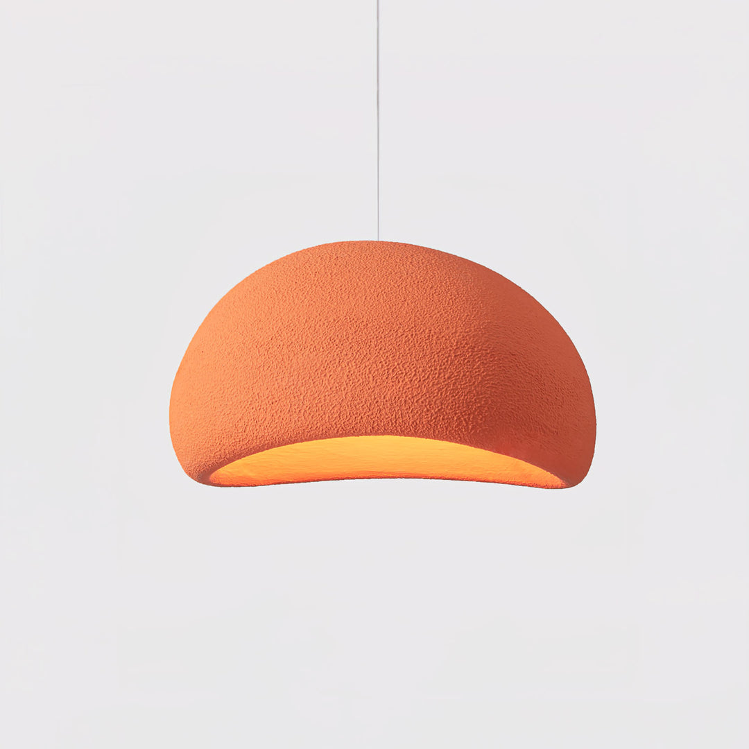 Hemispherical Wabi-Sabi Pendant Light – Curved Bottom