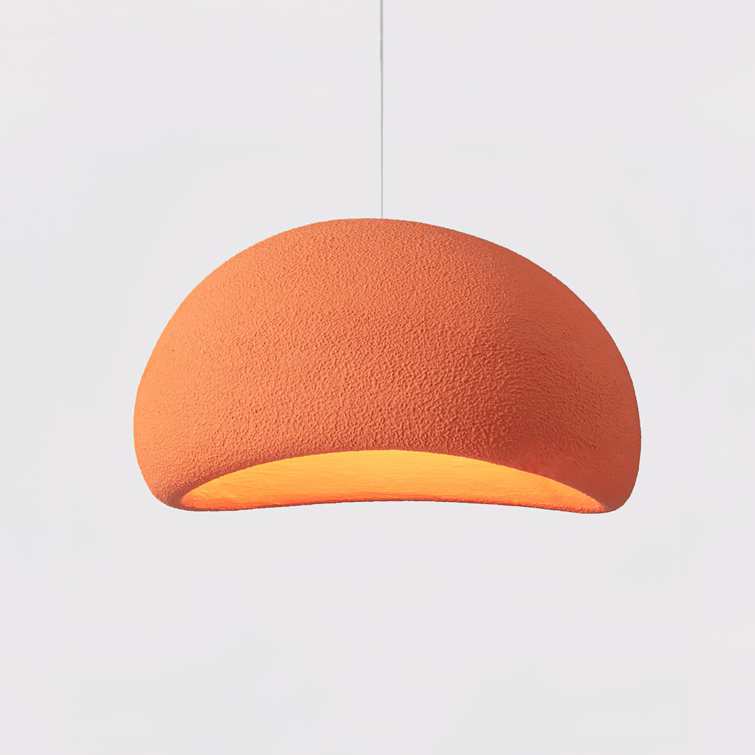 Hemispherical Wabi-Sabi Pendant Light – Curved Bottom