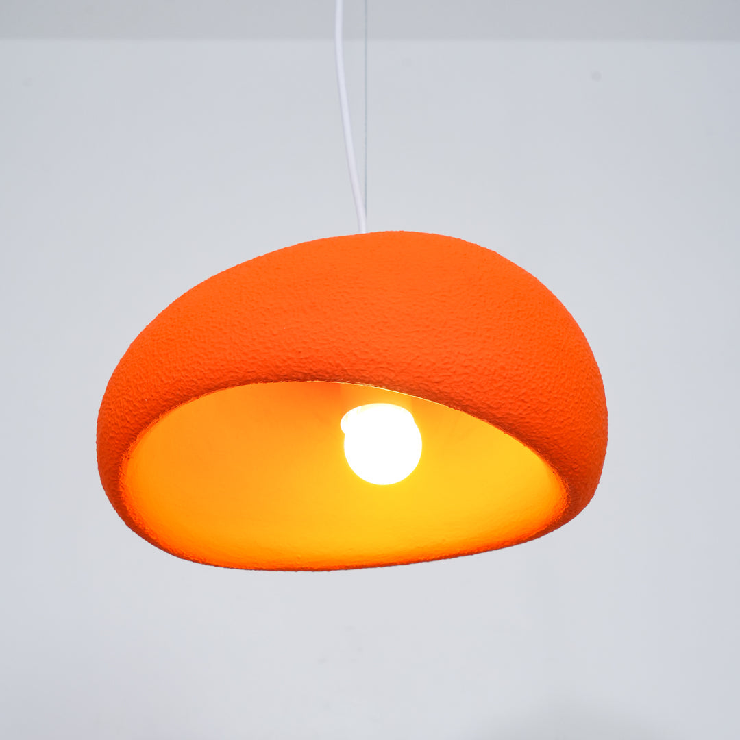 Hemispherical Wabi-Sabi Pendant Light – Curved Bottom