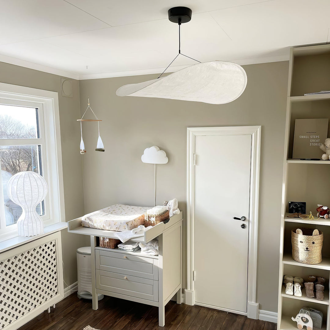 Wabi-Sabi Twisted-Elliptical LED Pendant Light