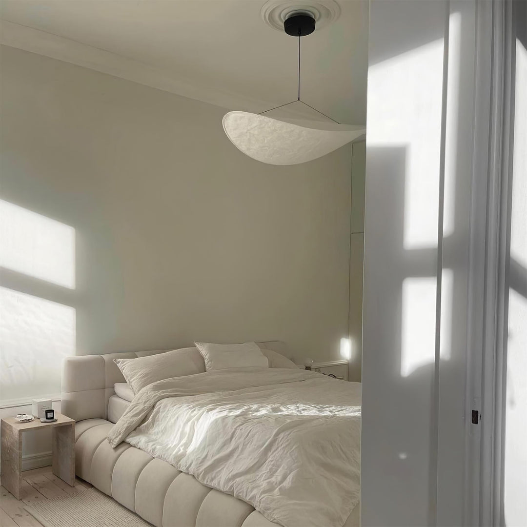 Wabi-Sabi Twisted-Elliptical LED Pendant Light