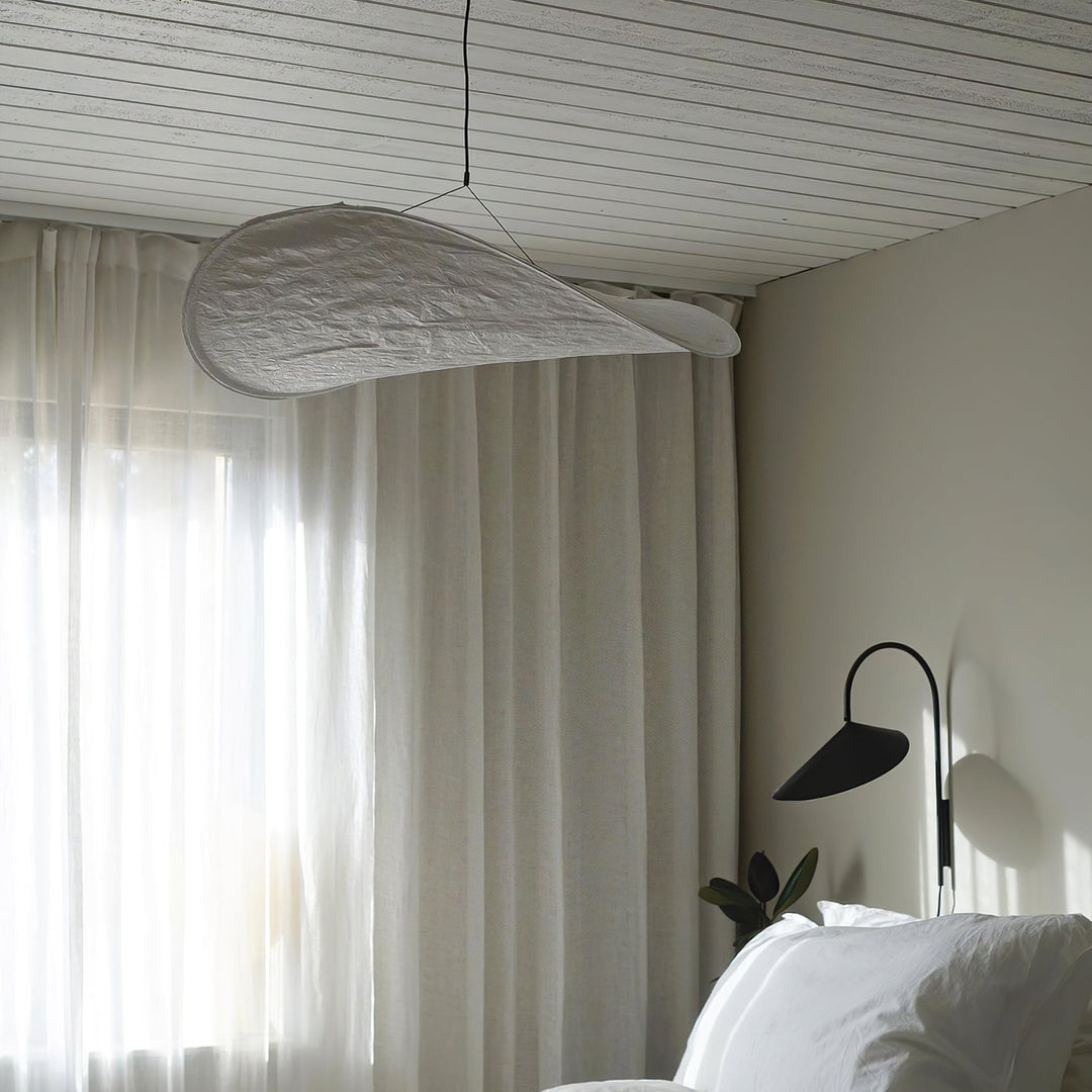 Wabi-Sabi Twisted-Elliptical LED Pendant Light
