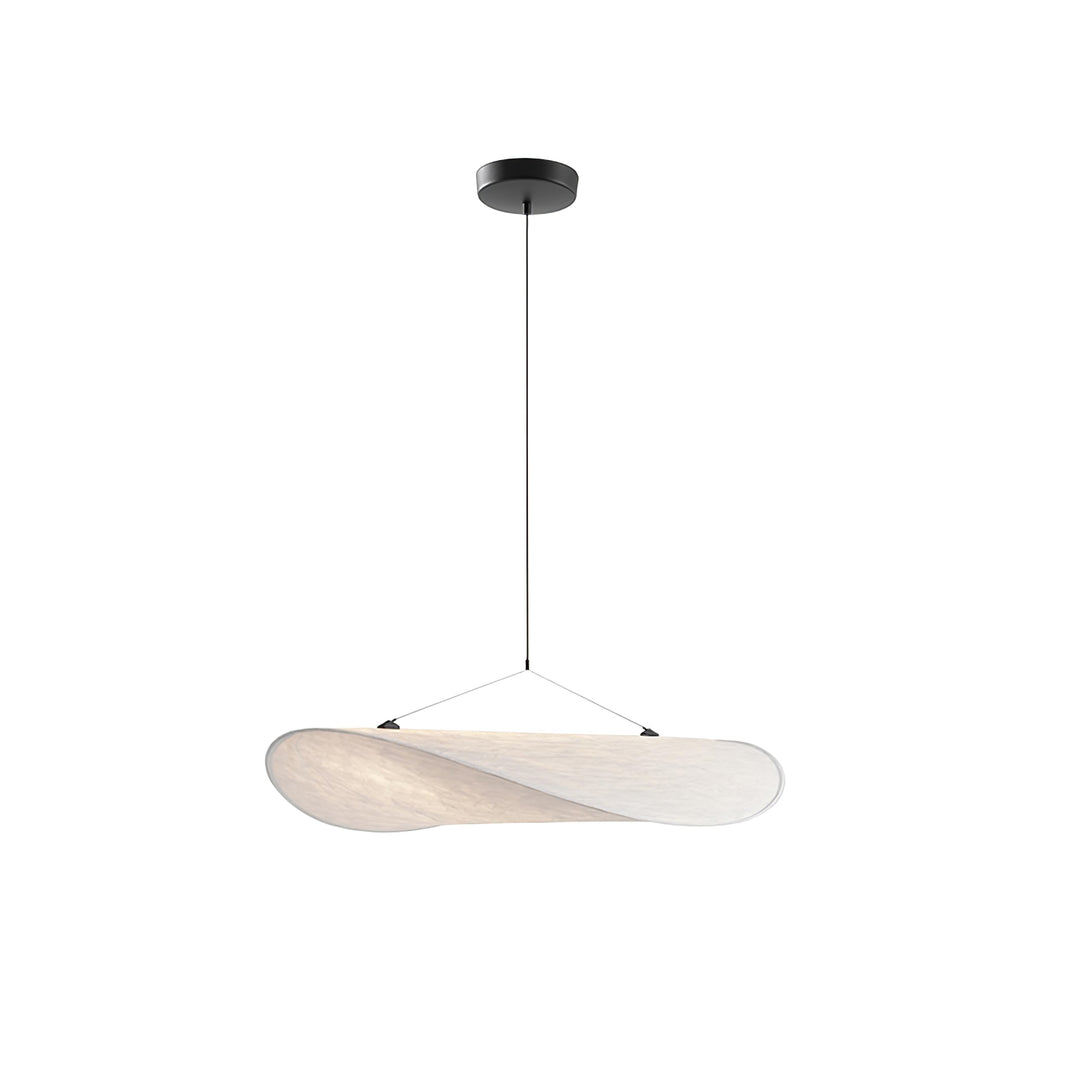 Wabi-Sabi Twisted-Elliptical LED Pendant Light