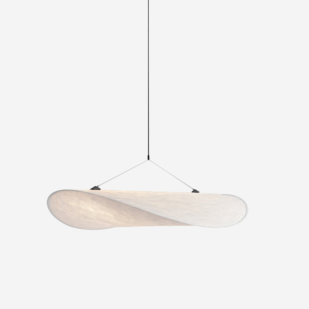 Wabi-Sabi Twisted-Elliptical LED Pendant Light