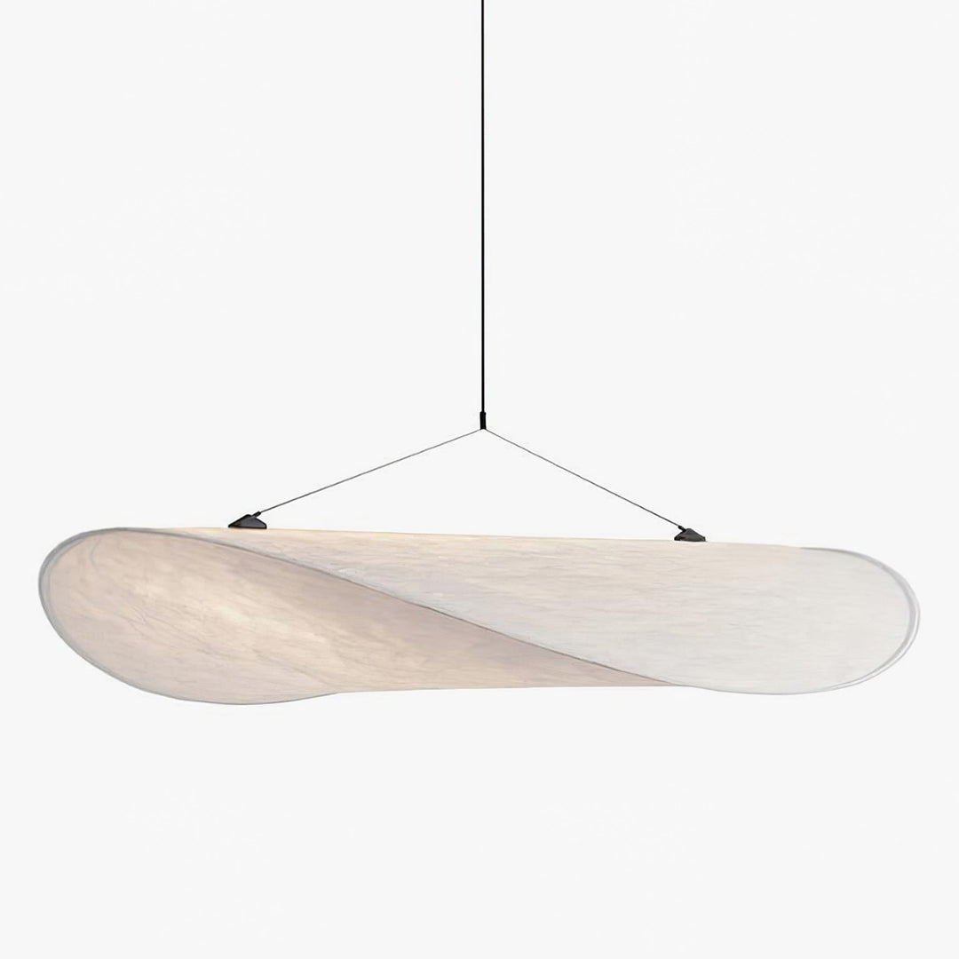 Wabi-Sabi Twisted-Elliptical LED Pendant Light