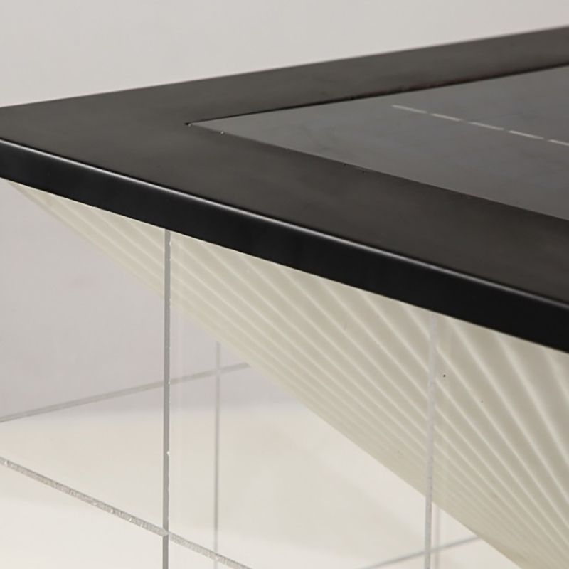 Modern Outdoor Post-Pier Solar Black/White Light