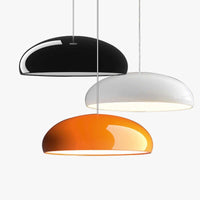 Bauhaus Smooth Semi-Elliptical Dome Pendant Light