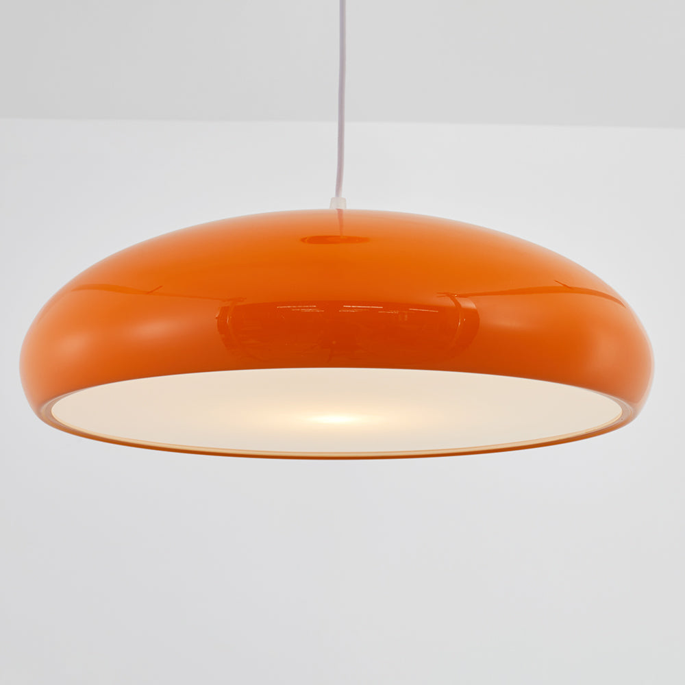 Bauhaus Smooth Semi-Elliptical Dome Pendant Light