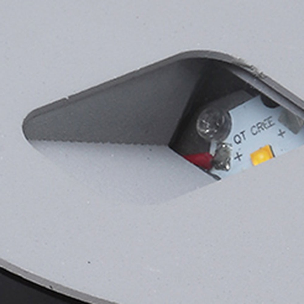 Modern-Silver Outdoor-Proof Step & Deck Light