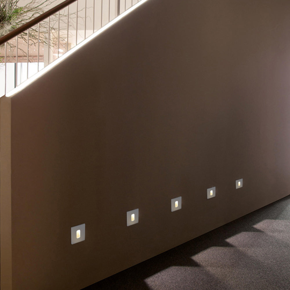 Modern-Silver Outdoor-Proof Step & Deck Light