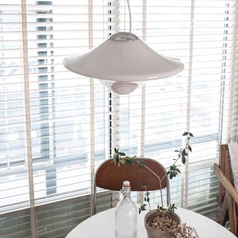 Modern Dome Pendant Light, Adjustable Suspension
