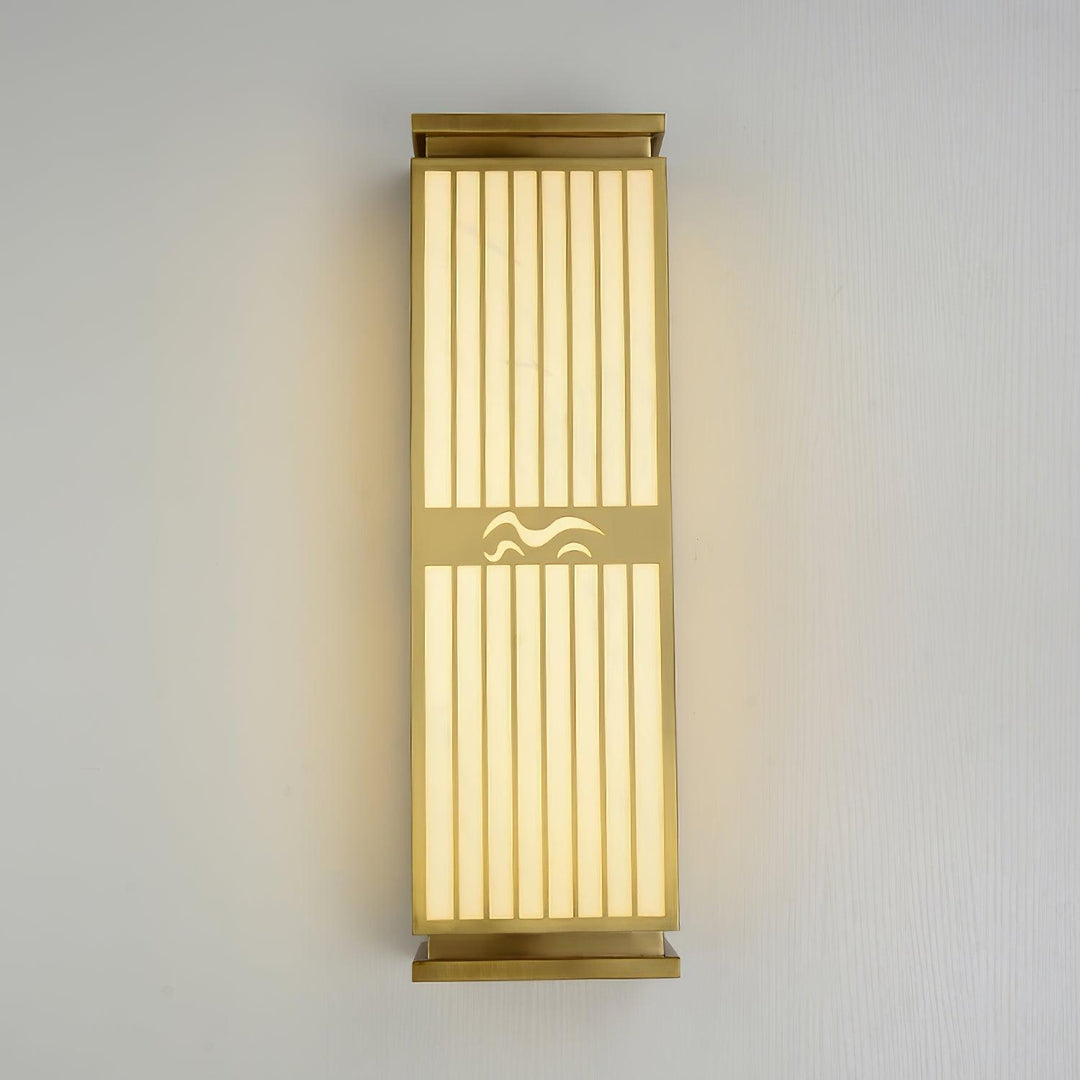 Modern Gold Outdoor Wall Lamp - Waterproof LED Wall Light