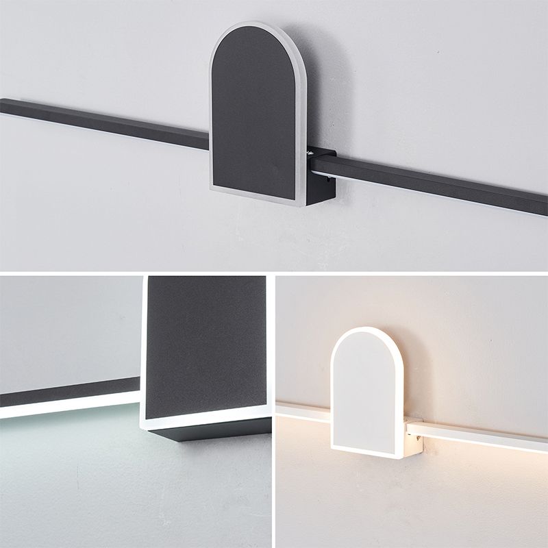 Modern Minimalist Wall Lamp – Black & White Finish