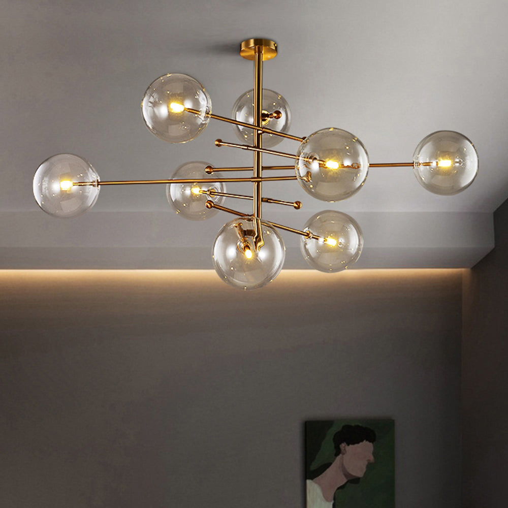 Modern Multi-Arm Chandelier & Mid-Century Style
