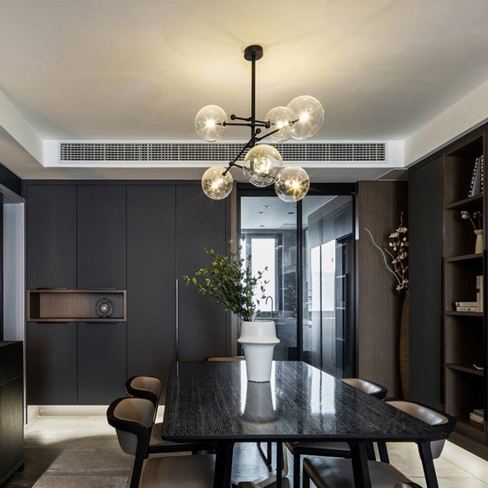 Modern Multi-Arm Chandelier & Mid-Century Style