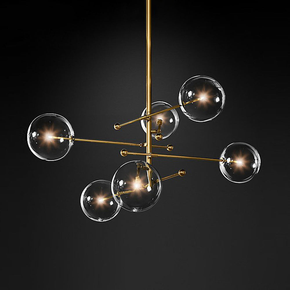 Modern Multi-Arm Chandelier & Mid-Century Style