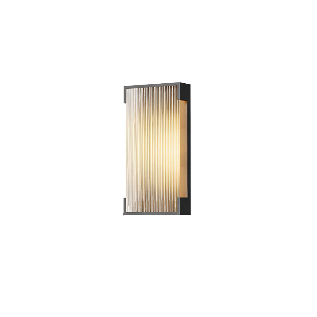 Modern Rectangular LED Outdoor Wall Light - Waterproof and Minimalist Design