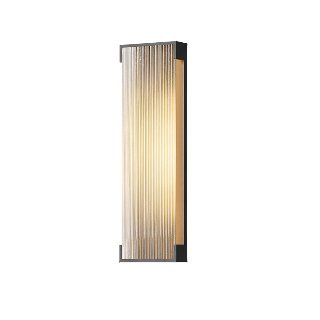 Modern Rectangular LED Outdoor Wall Light - Waterproof and Minimalist Design