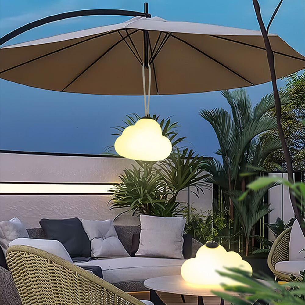 Outdoor Cloud Lantern Light, Milky White