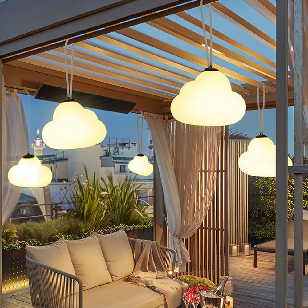 Outdoor Cloud Lantern Light, Milky White