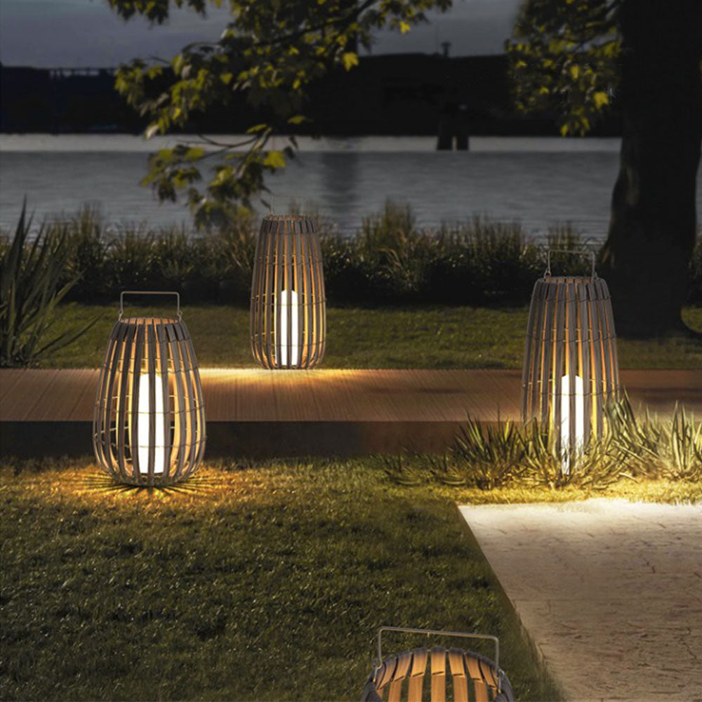 Outdoor Lantern Floor Lamp – Waterproof