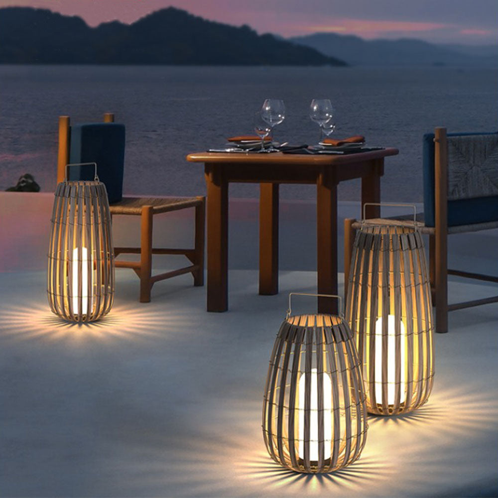 Outdoor Lantern Floor Lamp – Waterproof