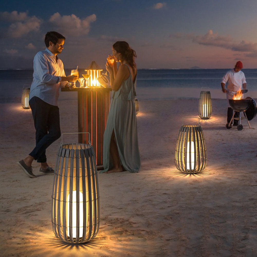 Outdoor Lantern Floor Lamp – Waterproof